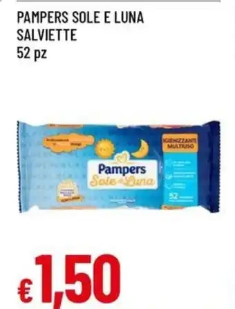 A&O PAMPERS SOLE E LUNA SALVIETTE 52 pz offerta