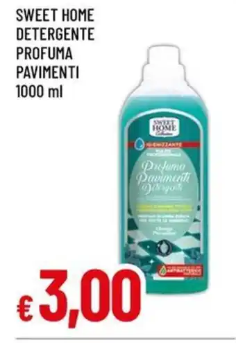 A&O SWEET HOME DETERGENTE PROFUMA PAVIMENTI 1000 ml offerta