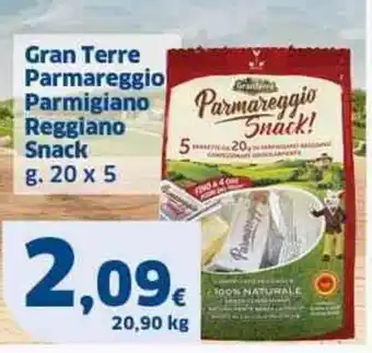 Sigma Gran Terre Parmareggio Parmigiano Reggiano Snack g. 20 x 5 offerta