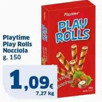 Sigma Playtime Play Rolls Nocciola g.150 offerta