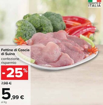 Carrefour Iper Fettine di Coscia di Suino offerta