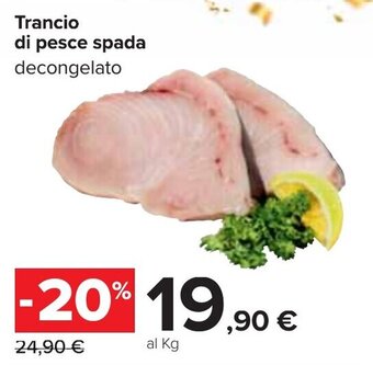 Carrefour Iper Trancio di pesce spada offerta