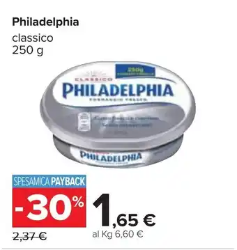 Carrefour Iper Philadelphia 250g offerta