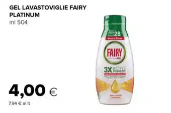 Tigre GEL LAVASTOVIGLIE FAIRY PLATINUM ml 504 offerta