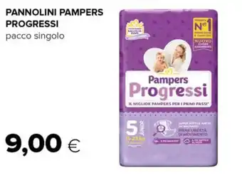 Tigre PANNOLINI PAMPERS PROGRESSI pacco singolo offerta