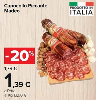 Carrefour Iper Capocollo Piccante Madeo offerta