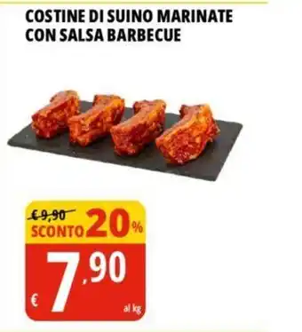 Tigros COSTINE DI SUINO MARINATE CON SALSA BARBECUE offerta