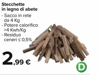 Stecchette in legno di abete 4kg