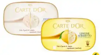 Tigros GELATI CARTE D'OR vari tipi 500 g offerta