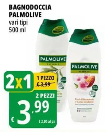 Tigros BAGNODOCCIA PALMOLIVE vari tipi 500 ml offerta