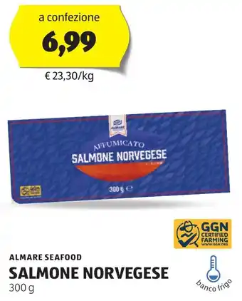 ALDI ALMARE SEAFOOD SALMONE NORVEGESE 300 g offerta