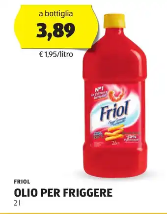 ALDI FRIOL OLIO PER FRIGGERE 2 l offerta