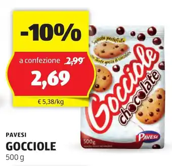 ALDI PAVESI GOCCIOLE 500 g offerta