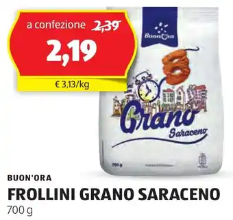 ALDI BUON'ORA FROLLINI GRANO SARACENO 700 g offerta