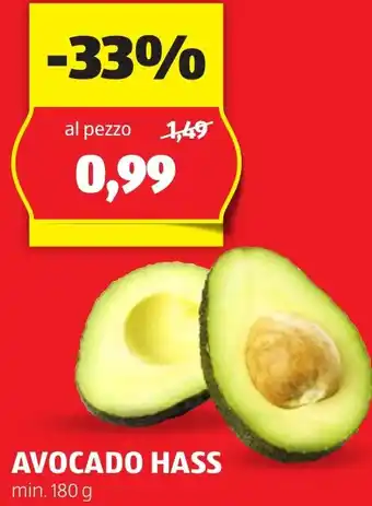 ALDI AVOCADO HASS min. 180 g offerta