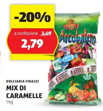 ALDI DOLCIARIA FINAZZI MIX DI CARAMELLE 1kg offerta