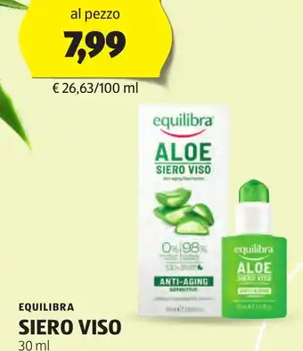 ALDI EQUILIBRA SIERO VISO 30 ml offerta