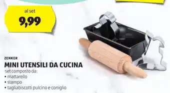 ALDI ZENKER MINI UTENSILI DA CUCINA offerta