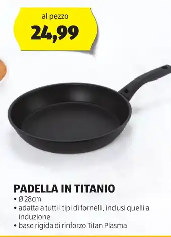 ALDI PADELLA IN TITANIO offerta