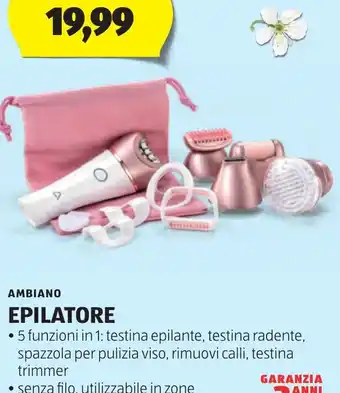 ALDI AMBIANO EPILATORE offerta