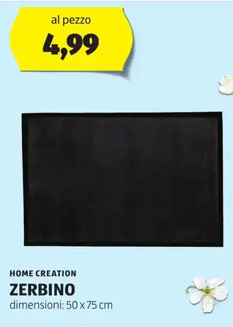 ALDI HOME CREATION ZERBINO offerta