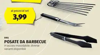 ALDI BBQ POSATE DA BARBECUE offerta