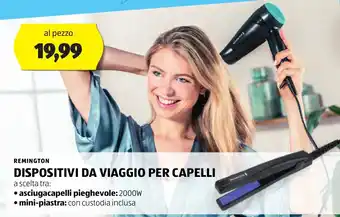 ALDI REMINGTON DISPOSITIVI DA VIAGGIO PER CAPELLI offerta