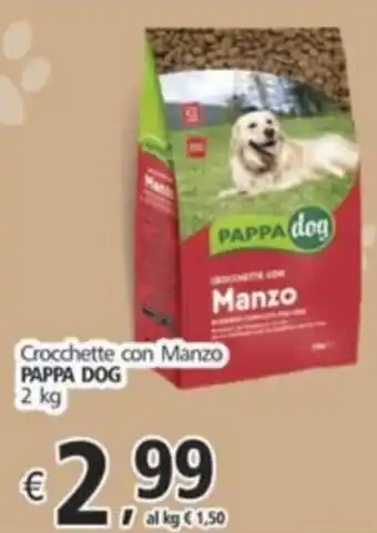 Alter Discount Crocchette con Manzo PAPPA DOG 2 kg offerta