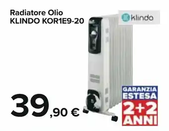 Klindo Radiatore Olio KOR1E9-20