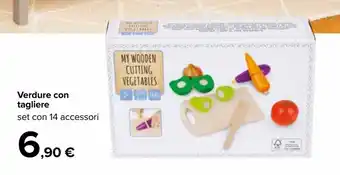Carrefour Iper Verdure con tagliere 14 accessori offerta