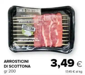 Oasi ARROSTICINI DI SCOTTONA gr 200 offerta