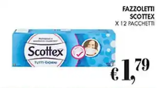 Coal FAZZOLETTI SCOTTEX X 12 PACCHETTI offerta