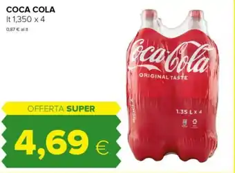 Oasi COCA COLA lt 1,350 x 4 offerta