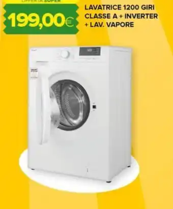 Oasi LAVATRICE 1200 GIRI CLASSE A + INVERTER + LAV. VAPORE offerta