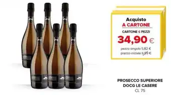 Oasi PROSECCO SUPERIORE DOCG LE CASERE CL 75 offerta