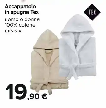 Carrefour Iper Tex Accappatoio in spugna s-xl offerta