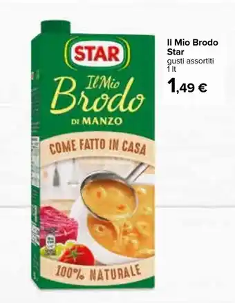 Carrefour Iper Star Il Mio Brodo 1lt offerta