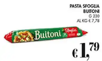 Coal PASTA SFOGLIA BUITONI G 230 offerta