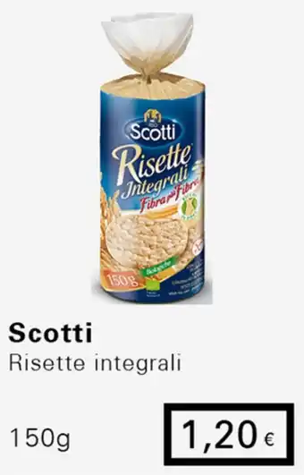 Iper Tosano Scotti Risette integrali 150g offerta