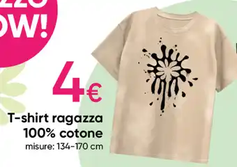 Pepco T-shirt ragazza 100% cotone offerta