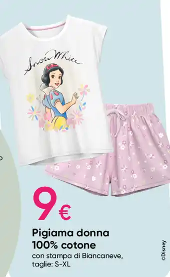 Pepco Pigiama donna 100% cotone offerta