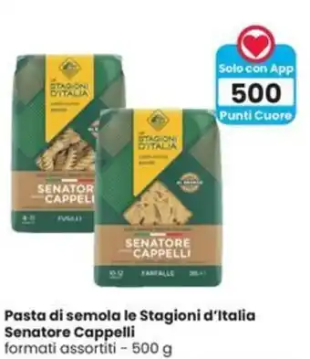 Interspar Pasta di semola le Stagioni d'Italia Senatore Cappelli formati assortiti - 500 g offerta