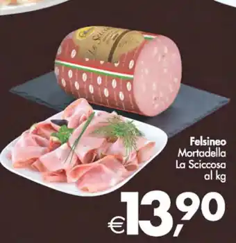 Deco Supermercati Felsineo Mortadella La Sciccosa offerta