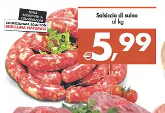 Deco Supermercati Salsiccia di suino offerta