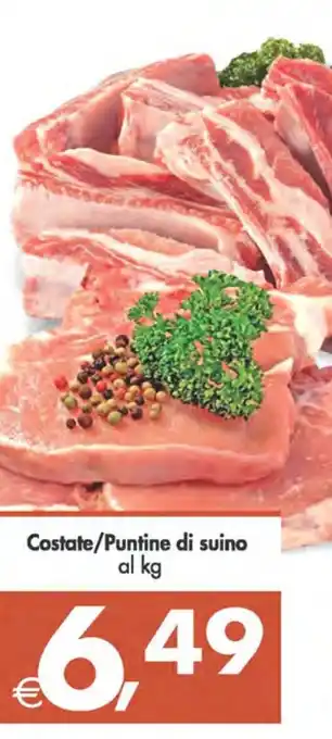 Deco Supermercati Costate/Puntine di suino offerta