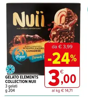 GELATO ELEMENTS COLLECTION NUII 3 gelati g 204