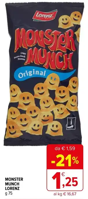 Iperal MONSTER MUNCH LORENZ g 75 offerta