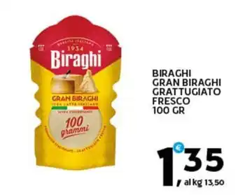 Extra Supermercati BIRAGHI GRAN BIRAGHI GRATTUGIATO FRESCO 100 GR offerta