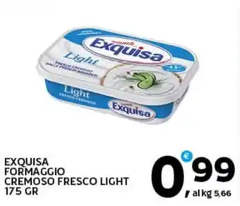 Extra Supermercati EXQUISA FORMAGGIO CREMOSO FRESCO LIGHT 175 GR offerta