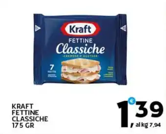 Extra Supermercati KRAFT FETTINE CLASSICHE 175 GR offerta